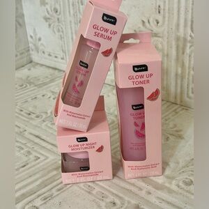 NIB Lot of 3 b pure Glow Up Set Toner/Serum/Moisturizer